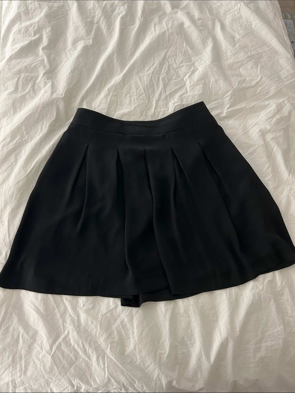 Banana Republic Black Circle Skirt with Soft Pleats